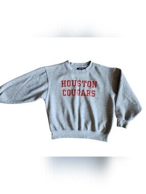 Vintage Preppy Kids Collegiate JanSport Houston Cougars Crewneck